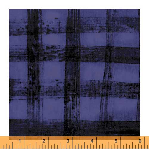 The Blue One by Marcia Derse, Plaid, Blueberry