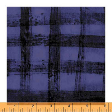 The Blue One by Marcia Derse, Plaid, Blueberry