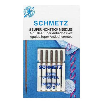 Schmetz 80/12 Super Nonstick Needle (5 pk)