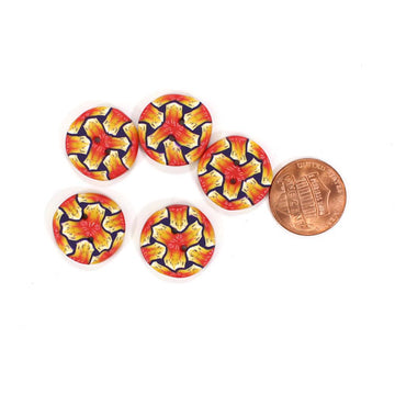 Polymer Clay Round Buttons