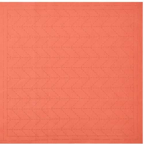 Sashiko Preprinted Fabric, Sugiaya (herringbone), Orange