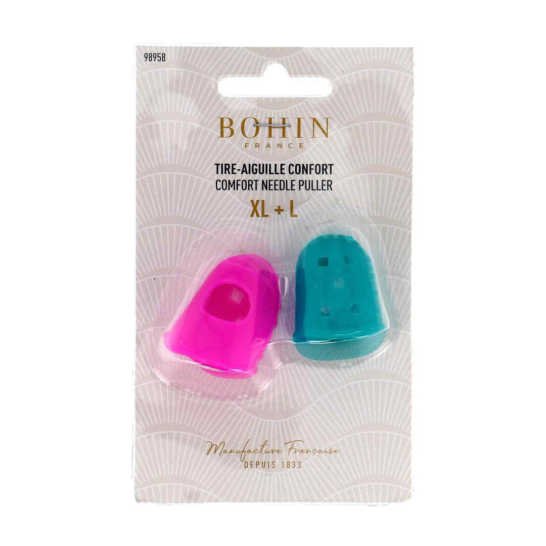Bohin Needle Pullers, XL-L (Violet/Teal)