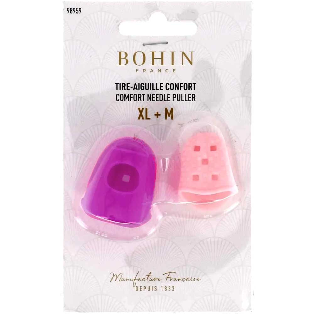 Bohin Needle Pullers, XL-M (Violet/Pink)