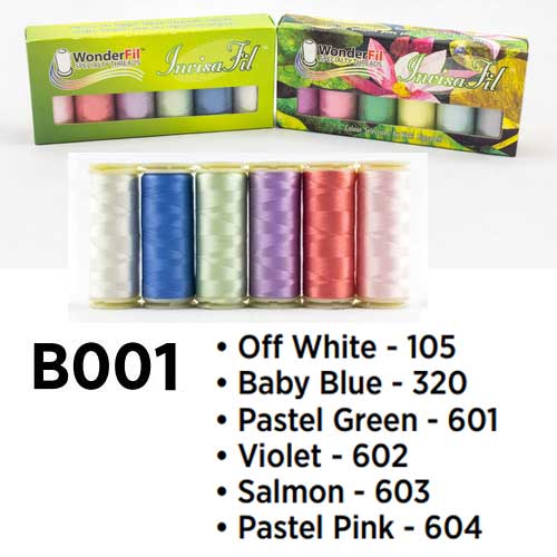 InvisaFil Mini Pack Color Set, Pastels