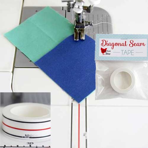 Diagonal Seam Tape by Cluck Cluck Sew