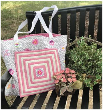 Ring Around the Rosies Tote Pattern by Jean Ann Wright for Cut Loose Press