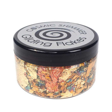 Cosmic Shimmer Gilding Flakes, Copper Teal (100ml)