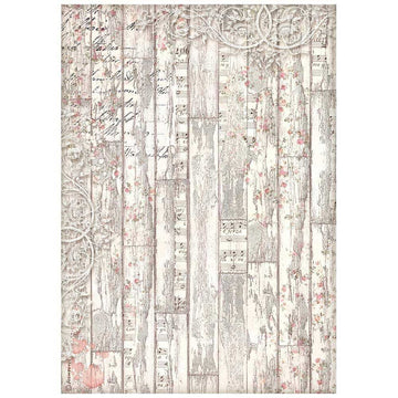 Wood Pattern, Sweet Winter Rice Paper Decoupage Sheet