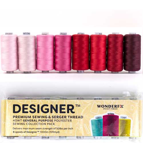 Designer Thread Pack, Reds