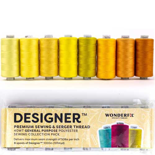 Designer Thread Pack, Yellows