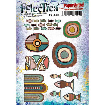 Eclectica Stamp Collection #4 by Gwen Lafleur, Aboriginal Inspired