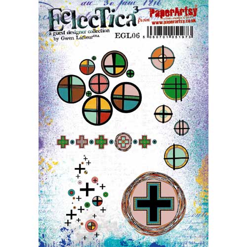 Eclectica Stamp Collection #6 by Gwen Lafleur, Plus Signs