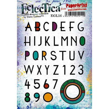 Eclectica Stamp Collection #16 by Gwen Lafleur, Alphabets & Numbers