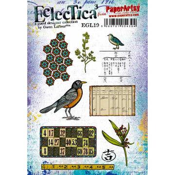 Eclectica Stamp Collection #19 by Gwen Lafleur, Build-A-Collage: Birds
