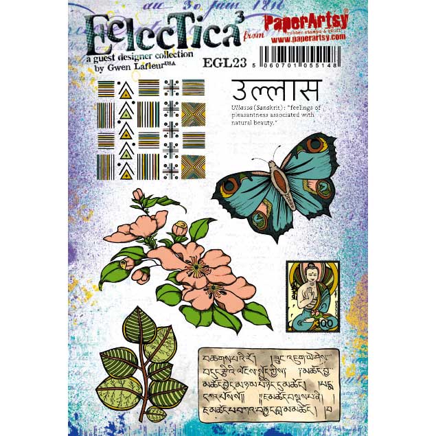 Eclectica Stamp Collection #23 by Gwen Lafleur, Build-A-Collage: Ullassa