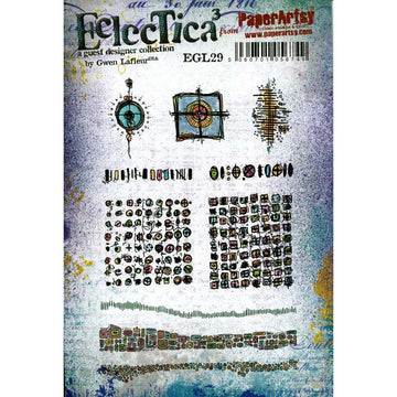 Eclectica Stamp Collection #29 by Gwen Lafleur, Tribal Textures