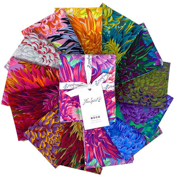 Japanese Chrysanthemum by Philip Jacobs for the Kaffe Fassett Collective Half Yard Bundle