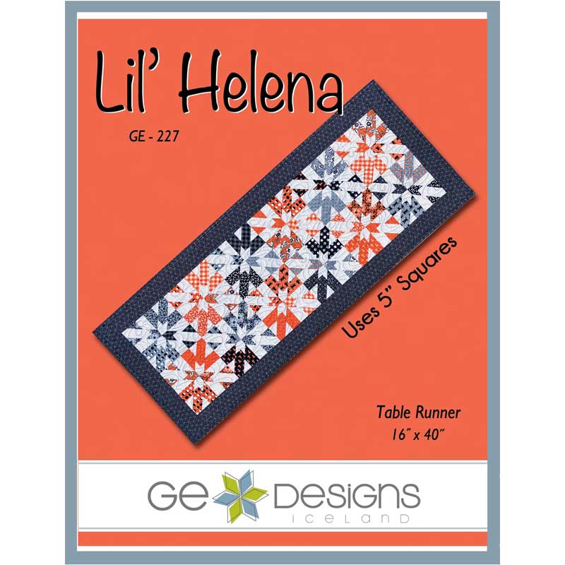 Lil' Helena Quilted Table Runner pattern by GE Designs