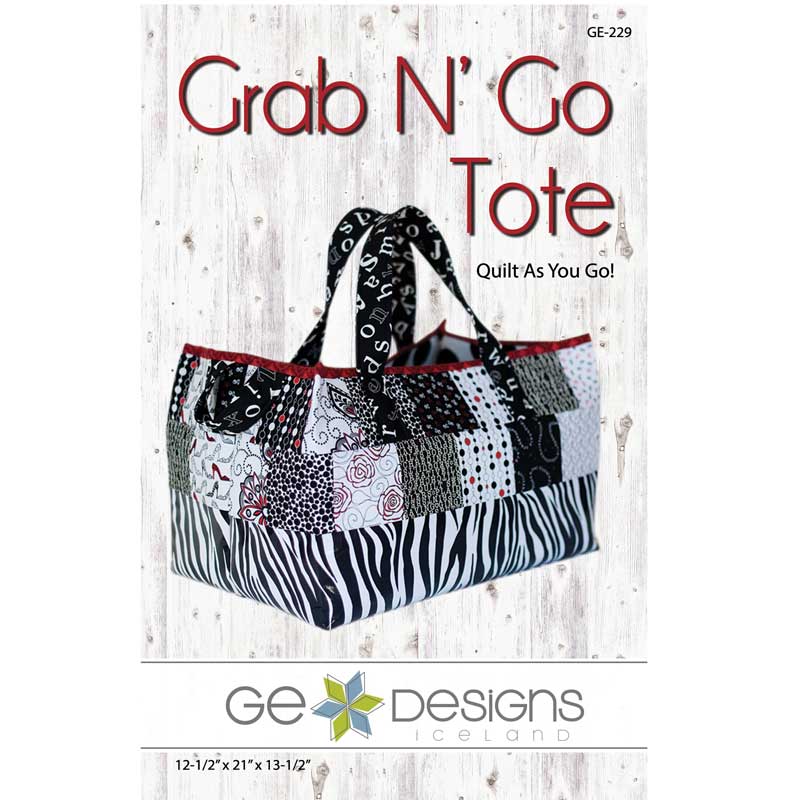 Grab N' Go Tote Pattern by GE Designs