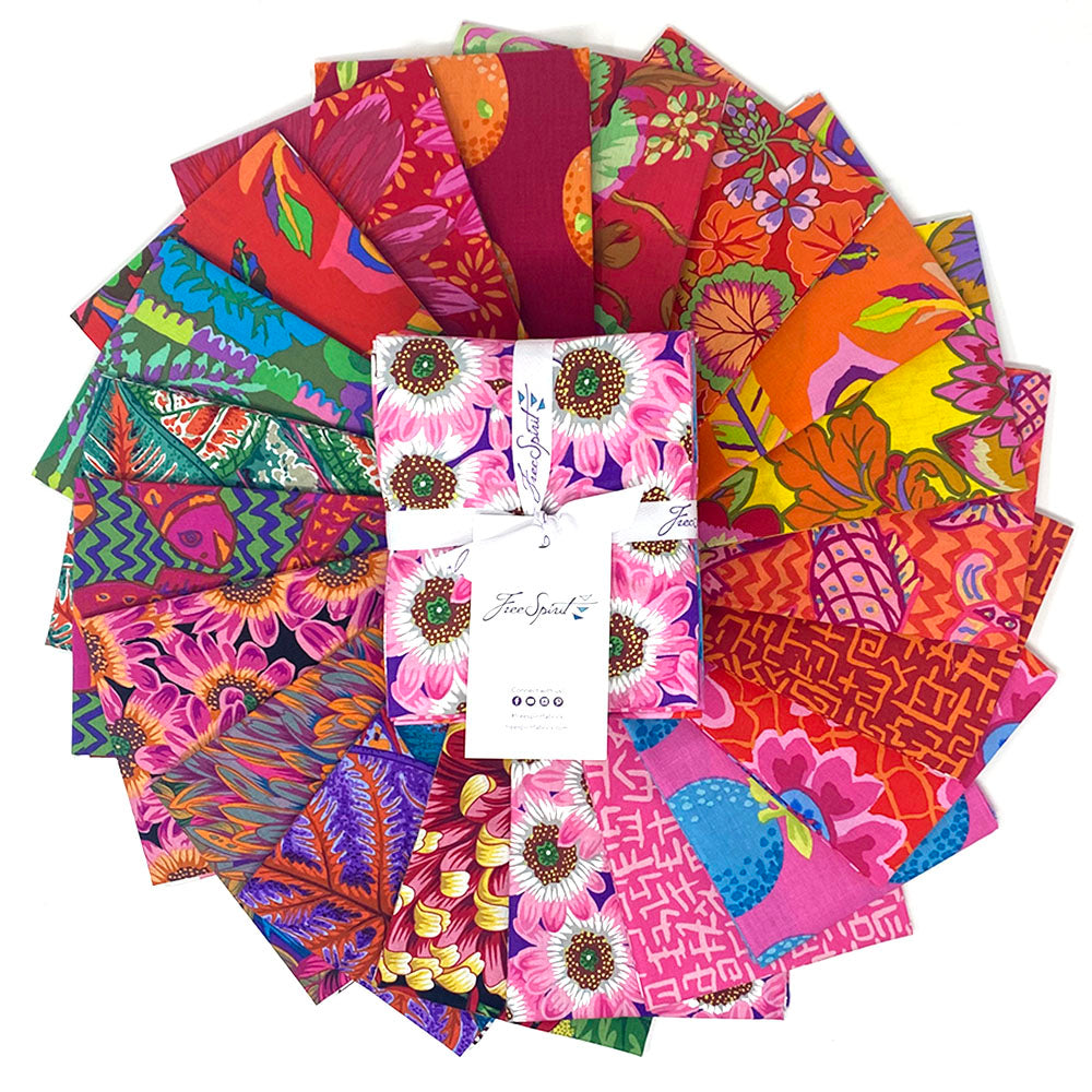 Kaffe Fassett Collective Aug 2021, Fat Quarter Bundle, Bright