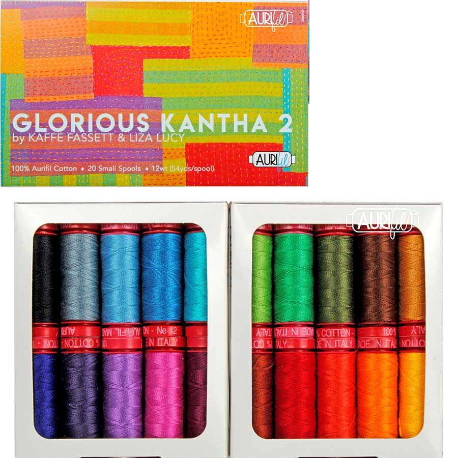 Glorious Kantha 2 by Kaffe Fassett & Liza Lucy, 20 thread spools