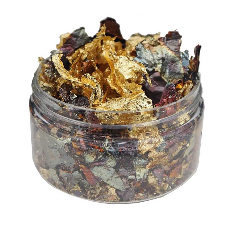 Cosmic Shimmer Gilding Flakes, Mulled Wine (100ml)