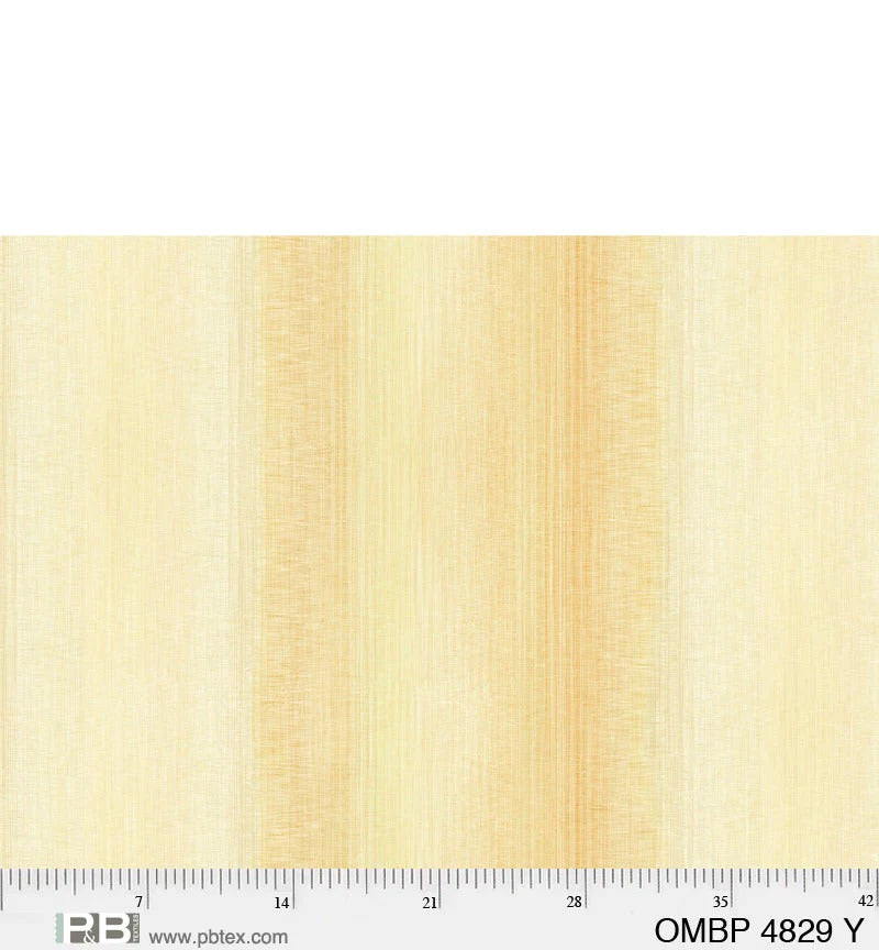 Ombre Pastel in Yellow, 108 in. wideback