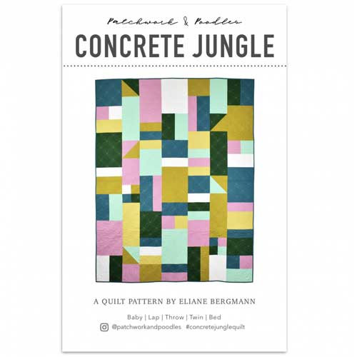 Concrete Jungle Quilt Pattern by Eliane Bergmann