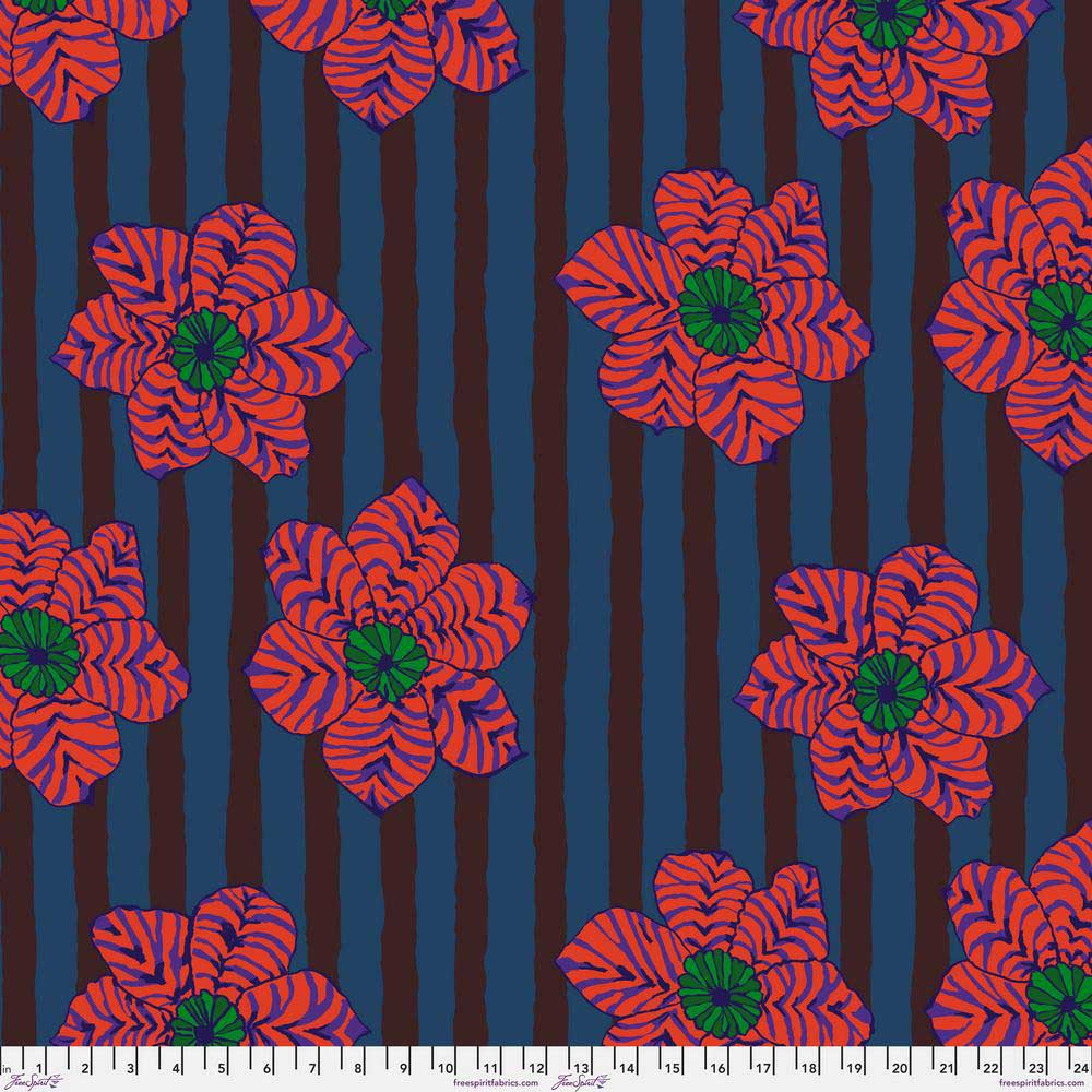 Zebra Lily - Dark, Kaffe Fassett Collective, August 2023