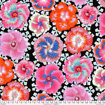Floating Hibiscus - Contrast, Kaffe Fassett Collective, August 2023