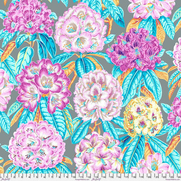 Rhododendrons - Grey, Kaffe Fassett Collective, August 2023