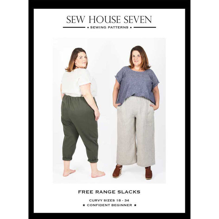 Free Range Slacks (Curvy Fit) by Sew House Seven
