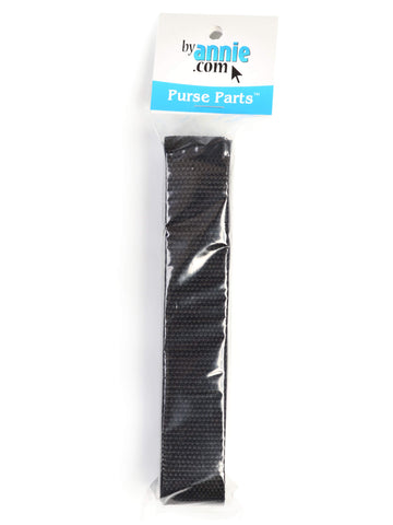 Black 1 inch Webbing/Strapping, 3-Yard Pack
