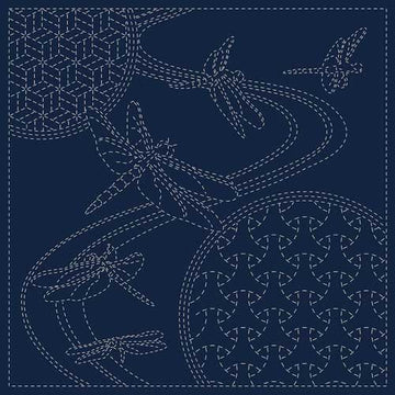 Sashiko Stitching Cloth, Dragonfly