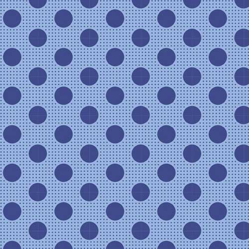 Tilda Medium Dots, Denim Blue