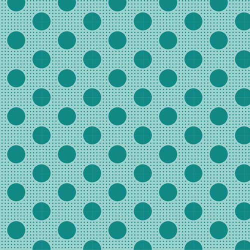 Tilda Medium Dots, Dark Teal