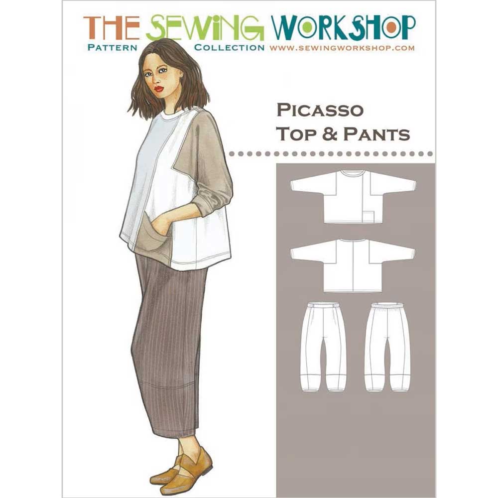 Picasso Top and Pants pattern by The Sewing Workshop