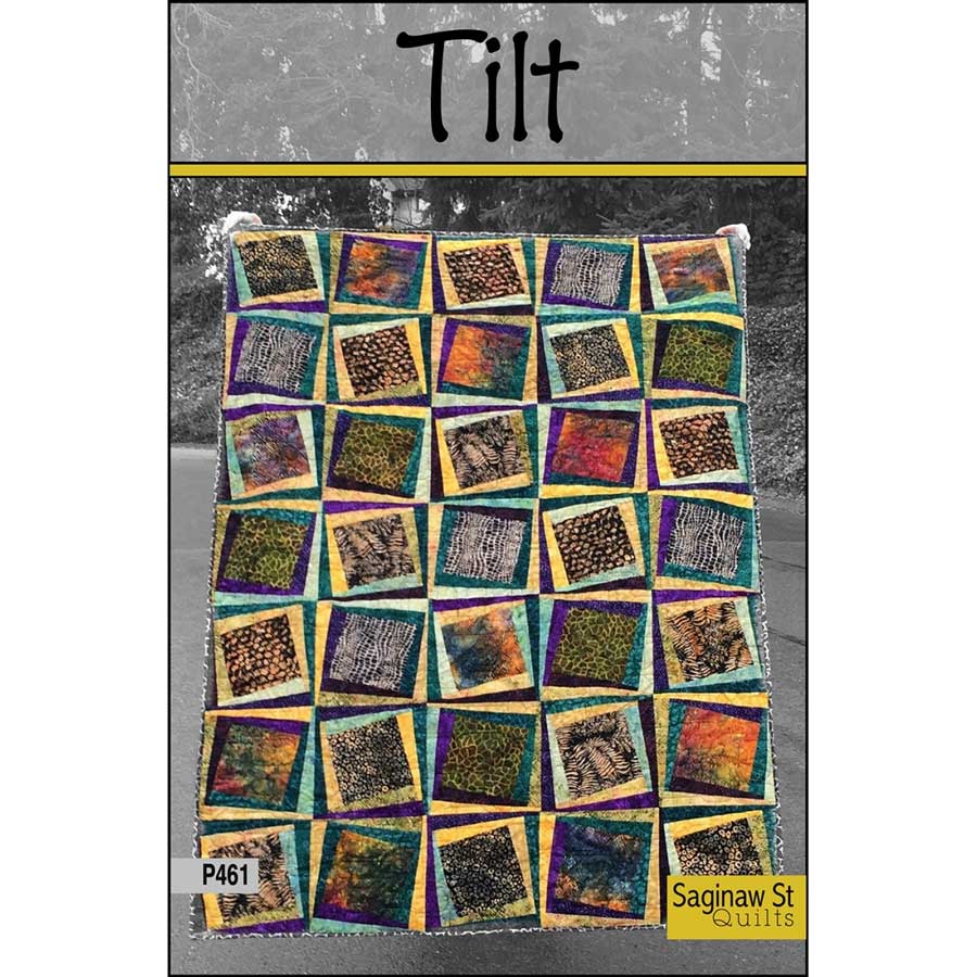 Tilt Quilt Pattern, Saginaw St Quilts