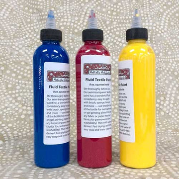 Artistic Artifacts Fluid Textile Paint: Primary I (set of 3)
