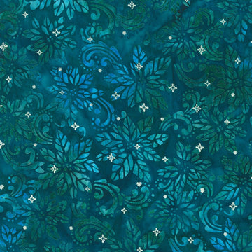 Artisan Batiks- Winter Sparkle, Ocean, Stars