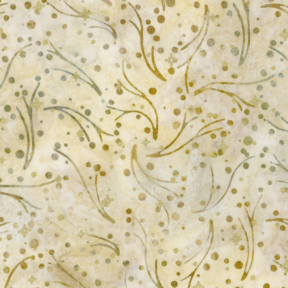 Artisan Batiks- Winter Sparkle, Parchment