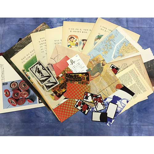 Asia-Pacific Theme vintage paper collage pack