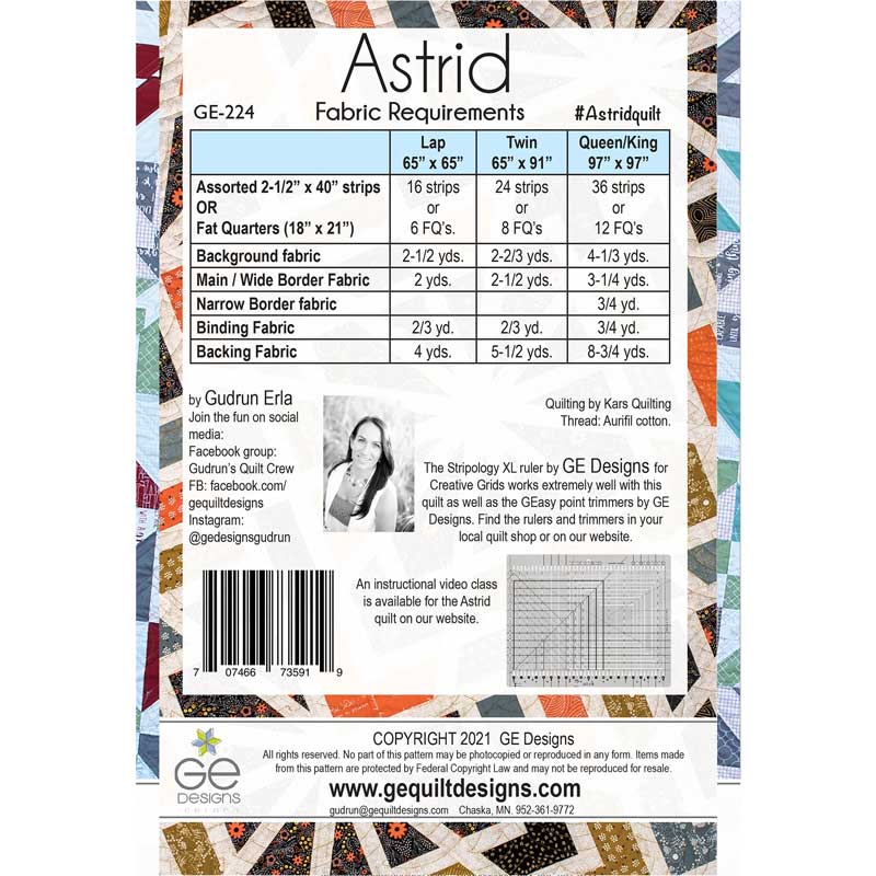 Astrid Pattern by GE Designs