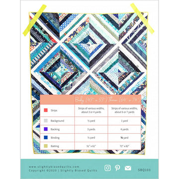 Biased Quilt Pattern by Slightly Biased Quilts