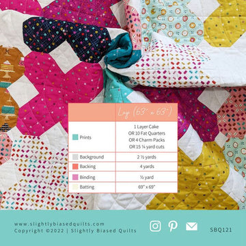 Centrum Quilt Pattern by Slightly Biased Quilts