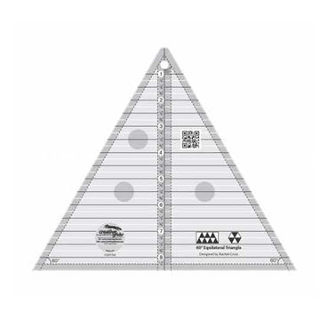 60 Degree Triangle 8-1/2 in. Creative Grids Quilt Ruler