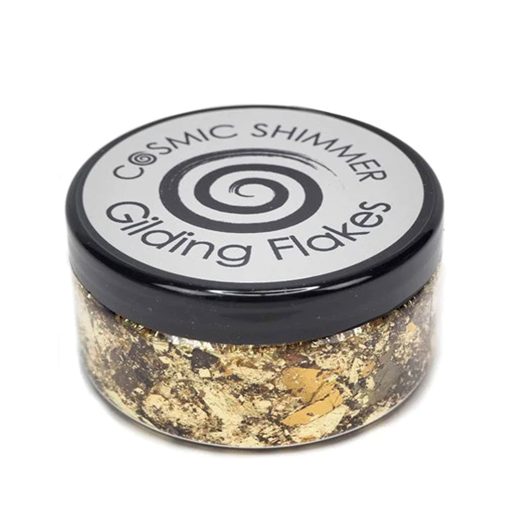 Cosmic Shimmer Gilding Flakes, Chocolate Gold (100ml)
