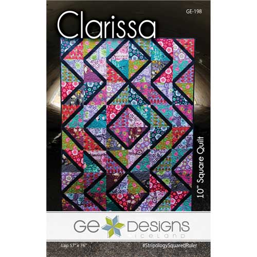 Clarissa 10 in. Square Quilt Pattern by GE Designs