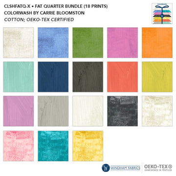 Colorwash Fat Quarter Bundle (18 prints)