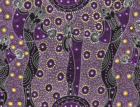 Dancing Spirit Purple by Colleen Wallace